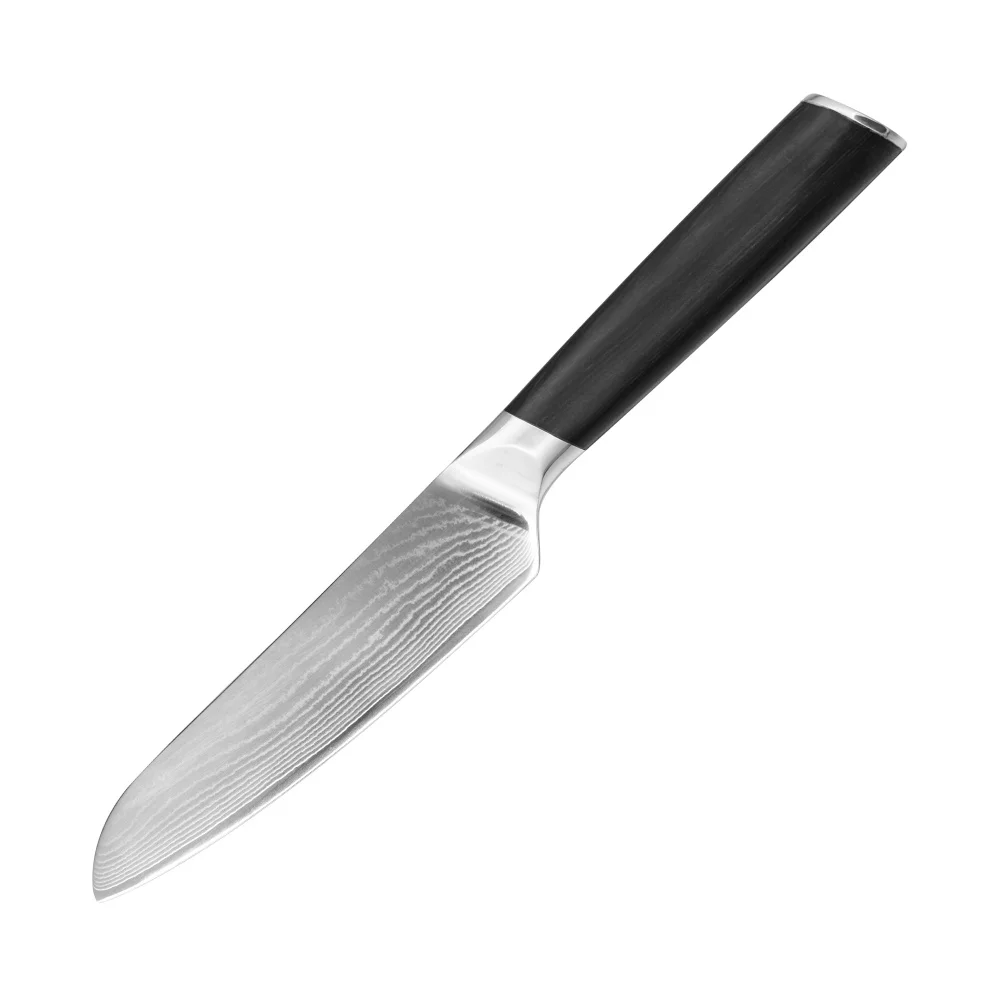 

Кухонный нож 5,5 дюйма, дамасский нож из нержавеющей стали Santoku, 67 слоев, Дамасские кухонные ножи VG10, стальной поварской нож