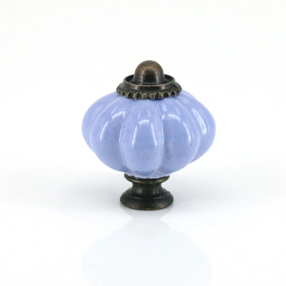 Винтажная скотоводство керамическая ручка в форме тыквы красочные кухонные