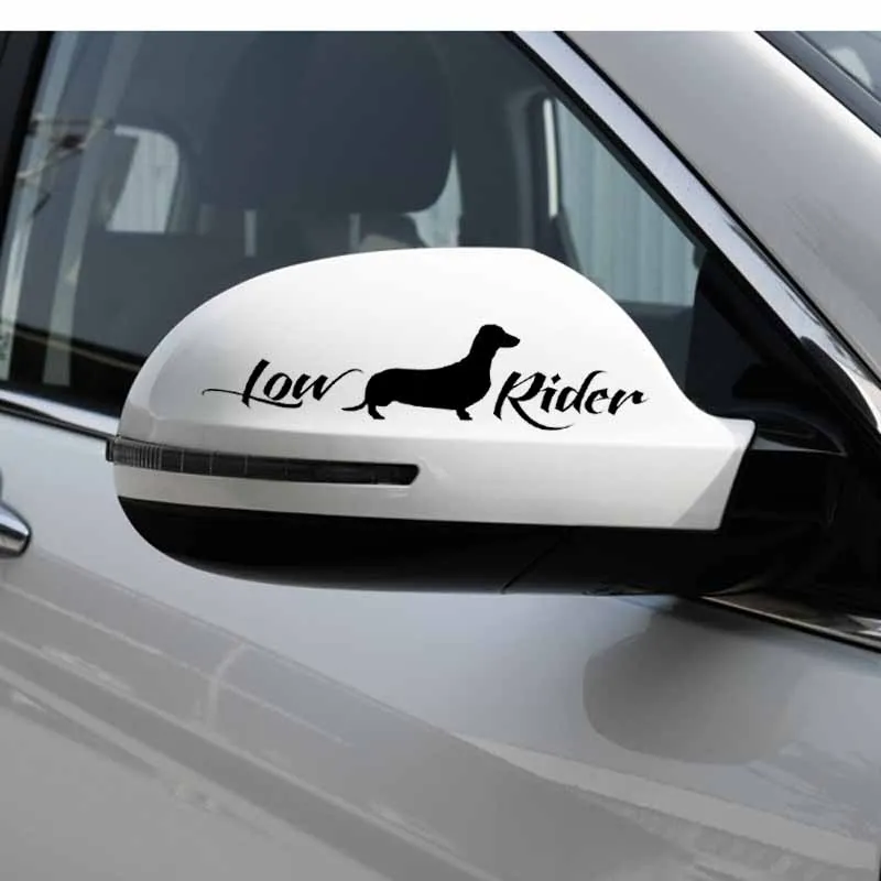Забавные автомобильные наклейки LOWRIDER с изображением собаки Аксессуары для