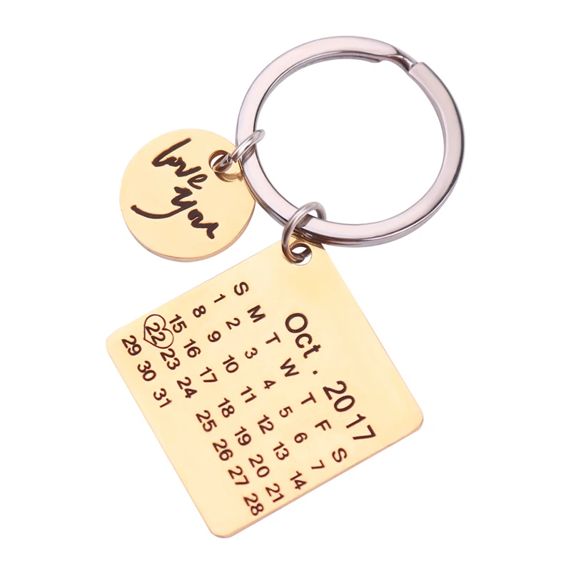 День отцов продажа персонализированный календарь-брелок подпись календарь