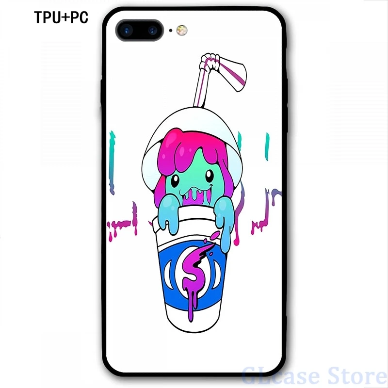 Чехол для телефона Slushii с логотипом iPhone 12 Pro 11 X XR XS Max 8 7 6 6s Plus 5s мягкая стеклянная