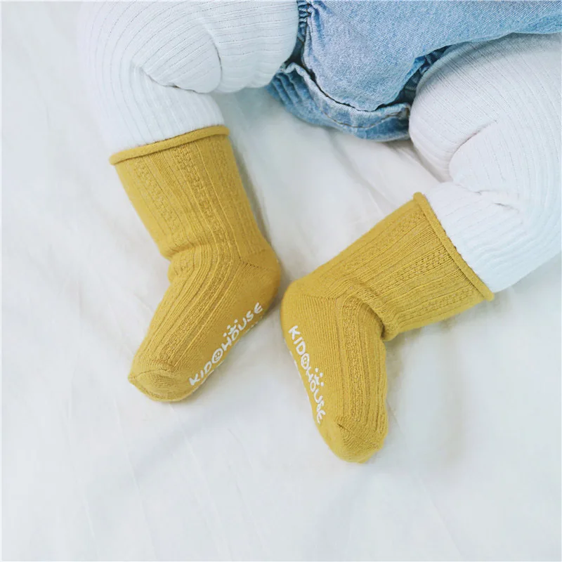 2020 1 Pair Letter Baby Boys Girls Cartoon Soft Socks Cotton Kids Warm Newborn Clothes Accessories 0-3TNew | Детская одежда и