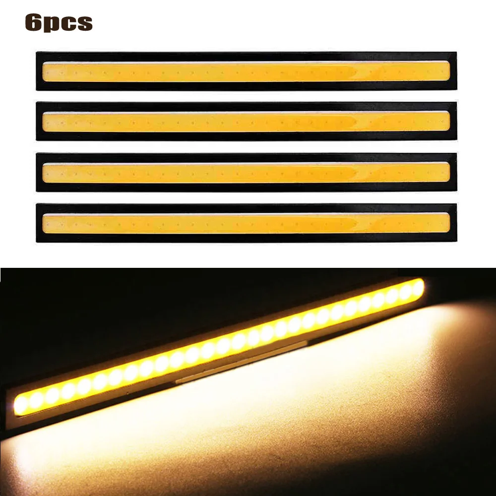 Автомобильный светодиодный светильник яркий Водонепроницаемый COB Ультратонкий