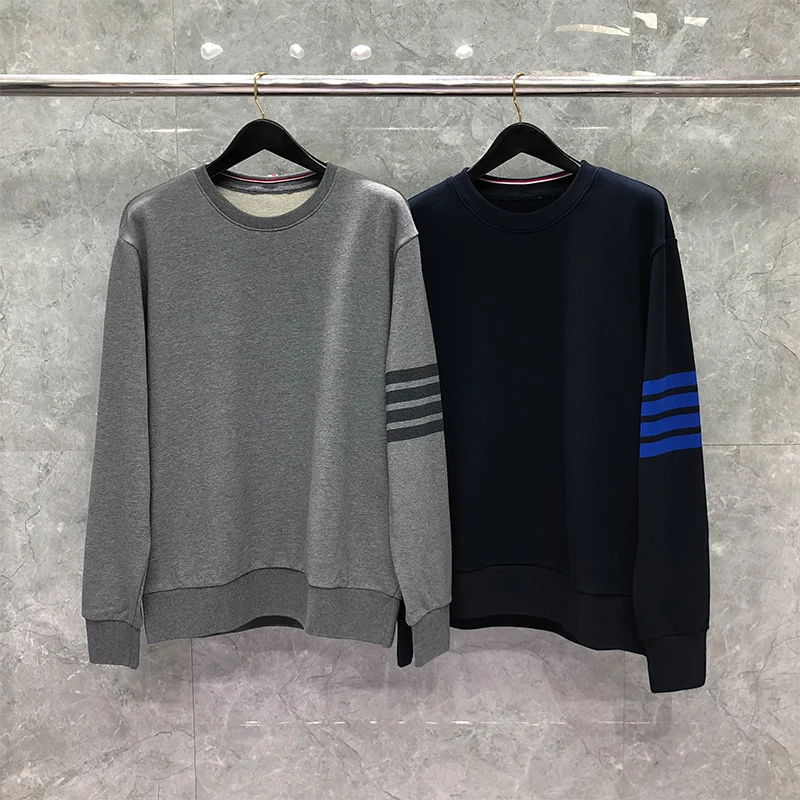 

2021 Fashion Brand hooded Clothing Pullover Cotton Jacket Men Sweatshirts O-Neck Casual Sportswear Solid Autumn Coat