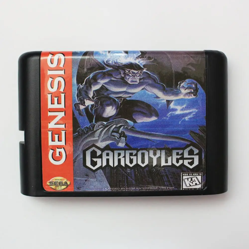 Gargoyles NTSC-USA 16 bit MD игровая карта для Sega Mega Drive Genesis | Электроника