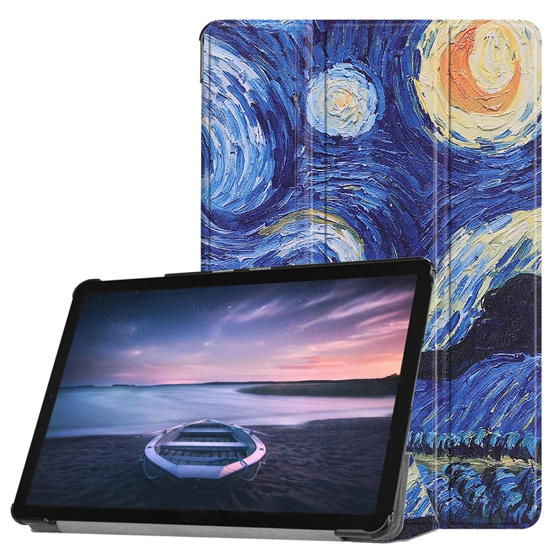 Цветной чехол GUKEEDIANZI для Samsung Galaxy Tab S4 10 5 T830 T835 T837 SM &quotиз искусственной кожи|Чехлы