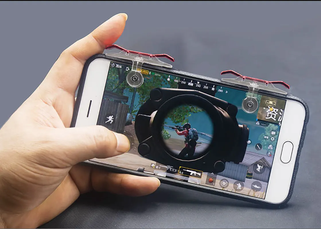 Игровой контроллер и джойстик E9 мобильный телефон 2 шт./лот триггеры R1L1 для