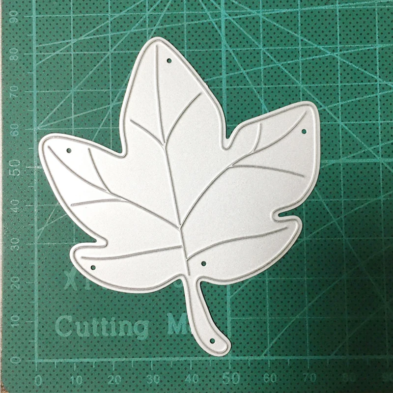 Металлический Трафаретный вырубной штамп пресс-форм в виде кленового листа