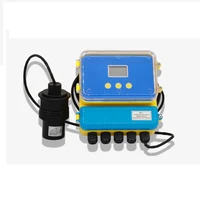 enhanced seperately type ultrasonic water level gauge meter 4 20ma rs485 fuel liquid sensor river non contact transmitter