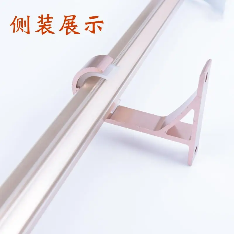 Roman curtain rod bracket lever support base topside wall mounted hook mounting Mono aluminum frame fitting | Обустройство дома