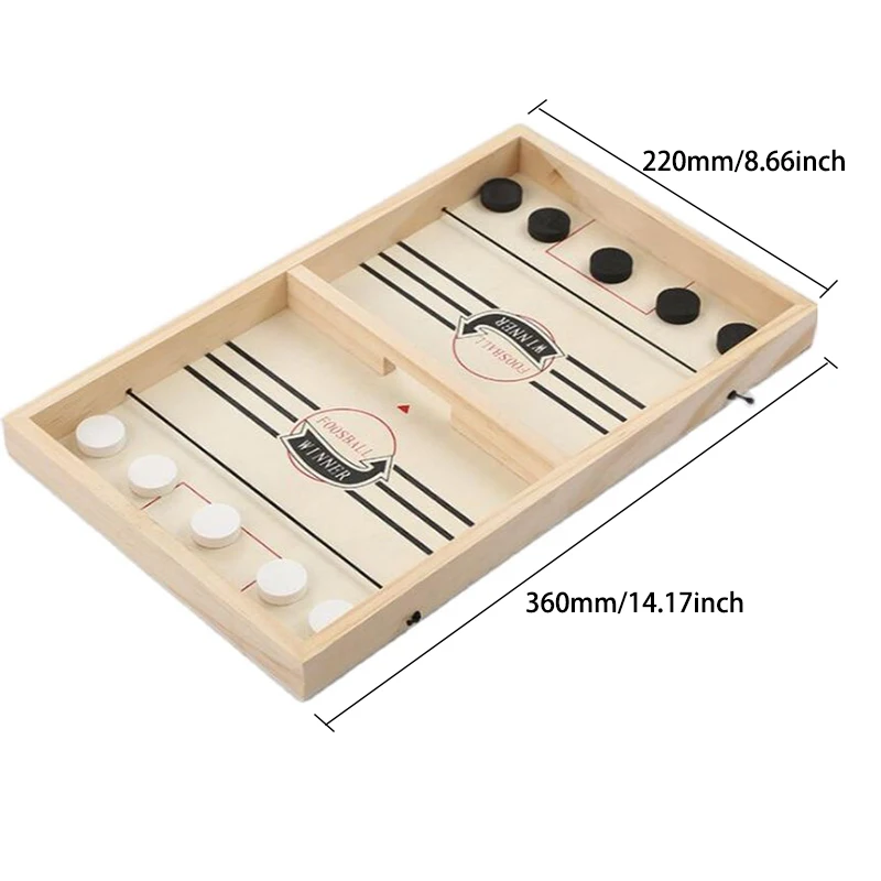 Деревянная настольная хоккейная игра Φ интерактивная игрушка родитель-ребенок