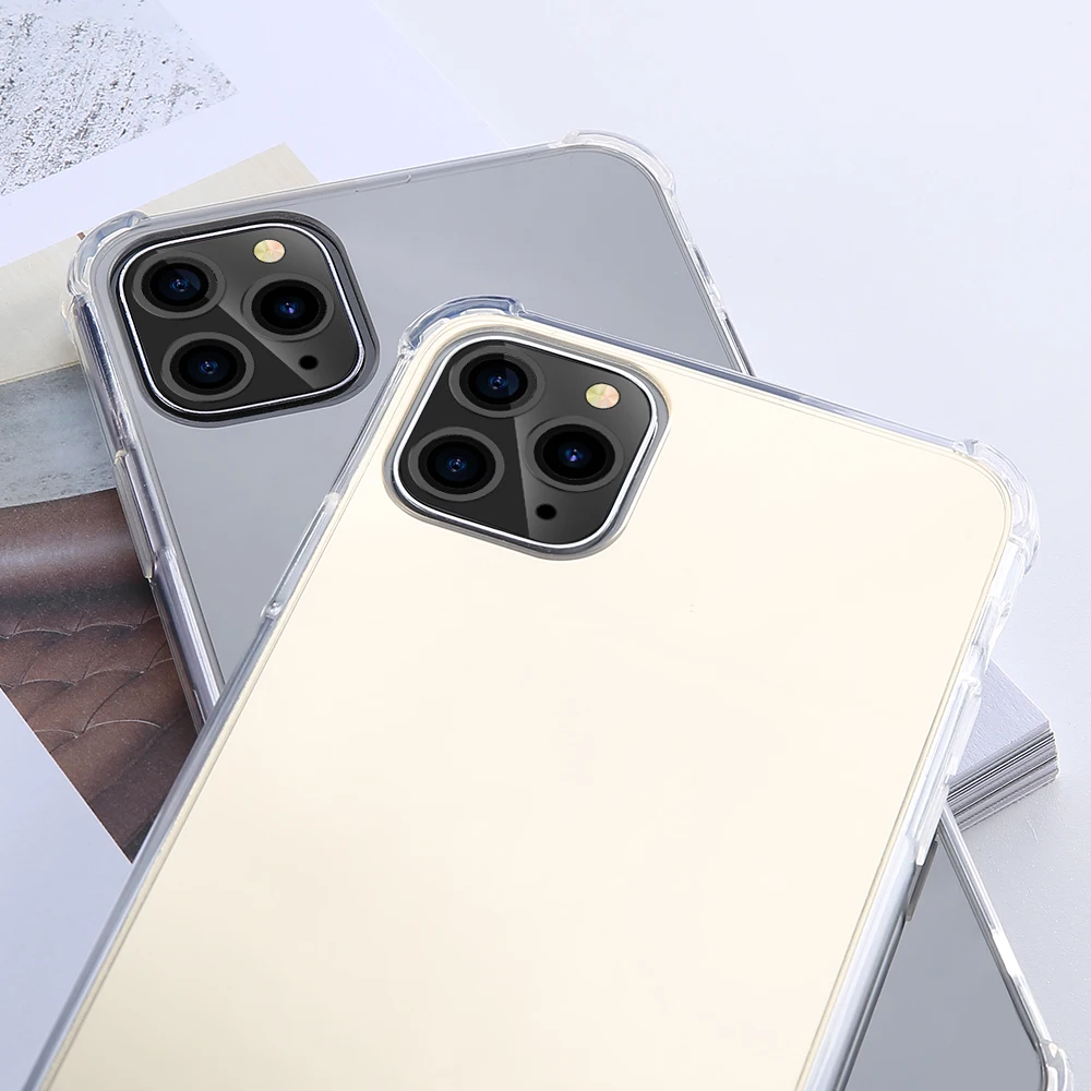 Чехол KISS прозрачный зеркальный чехол для телефона iPhone 11 Pro Max Coque защитная задняя