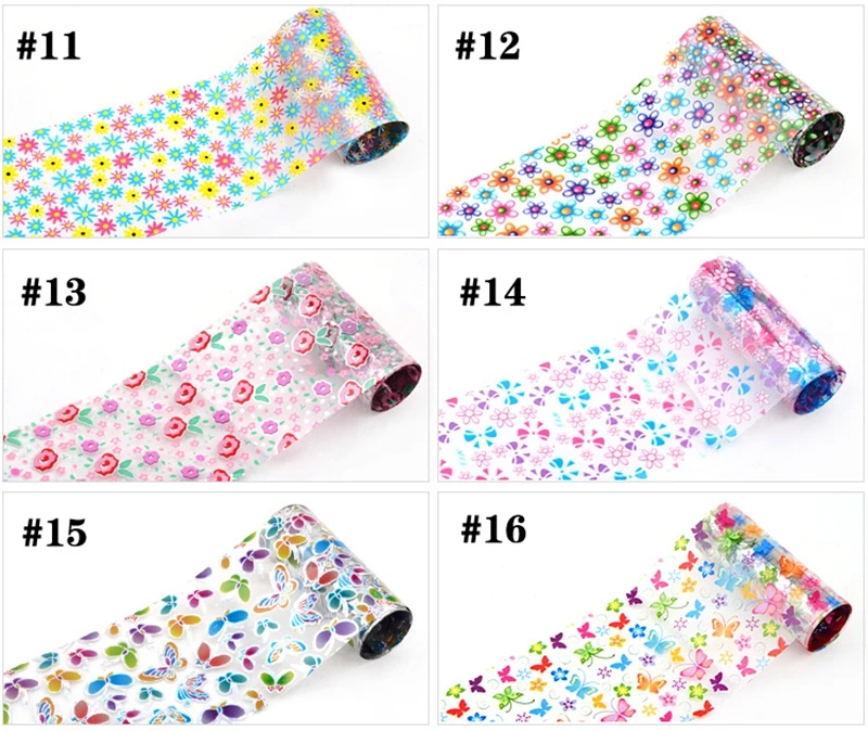 Переводная Фольга для дизайна ногтей 120*4 см поставки наклеек Украшения