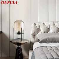 oufula modern led table desk lamp design e27 creative light home led decorative for foyer living room office bedside
