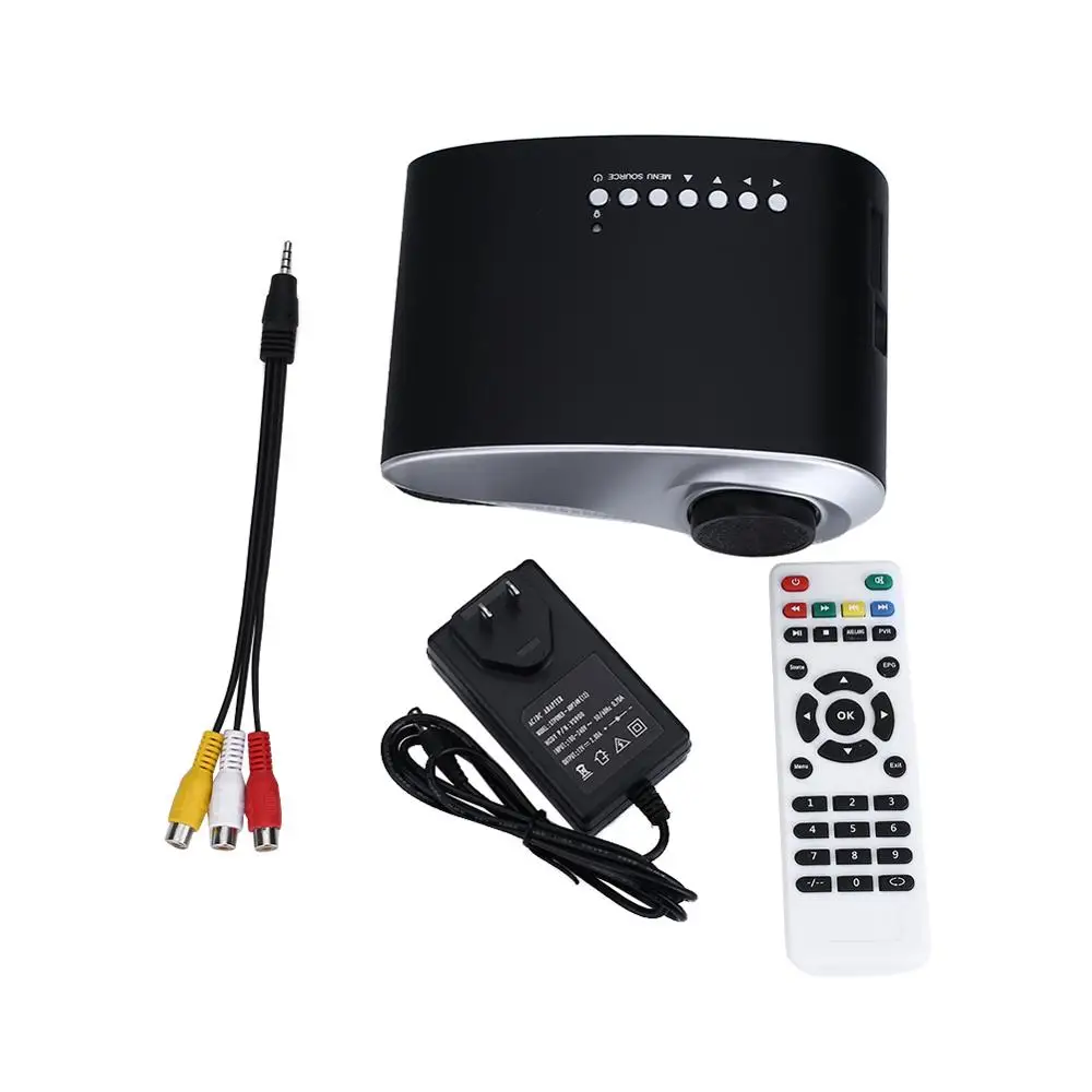 720P HD светодиодный ЖК проектор HDMI/USB/SD/VGA портативный кинопроектор мини домашний