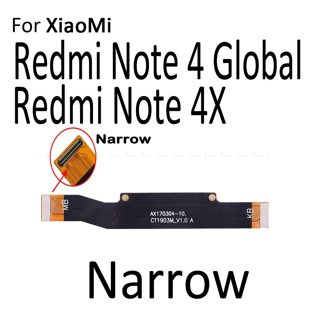 Гибкий кабель для подключения материнской платы XiaoMi Mi 5X A1 6X A2 Redmi 5 Plus 4A 4 Pro Note 4X Global