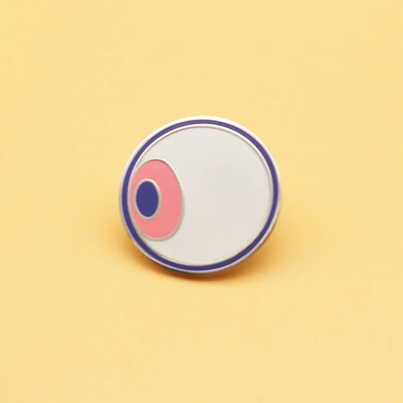 

Dear-you Eye brooch cute shirt decoration matching collar pin pin high-grade alloy enamel badge animation accessories