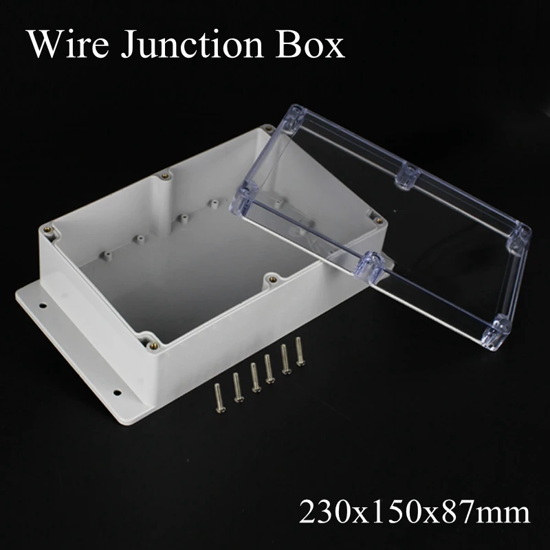 Водонепроницаемый Пластиковый Чехол 230x150x87 мм ABS IP65 с креплением