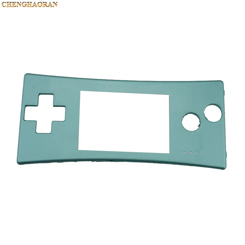 Ice green blue ChengHaoRan 16 стилей 16 цветов передняя оболочка чехол Лицевая панель для GBM Gameboy micro system - Цвет: Ice green blue