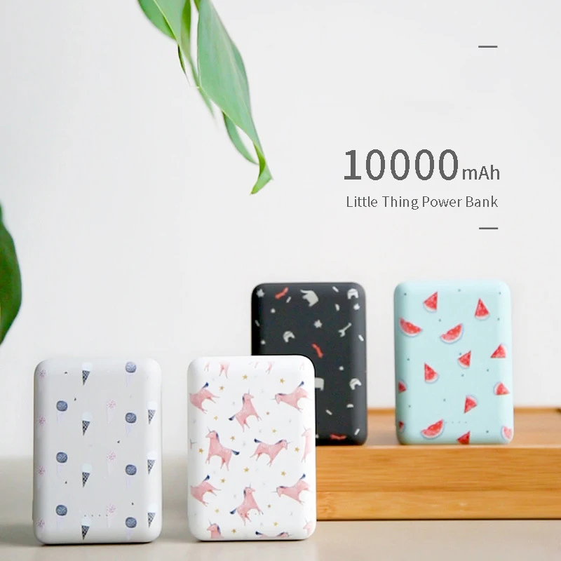 Внешний аккумулятор Maoxin Mini на 10000 миллиампер для быстрой зарядки милая