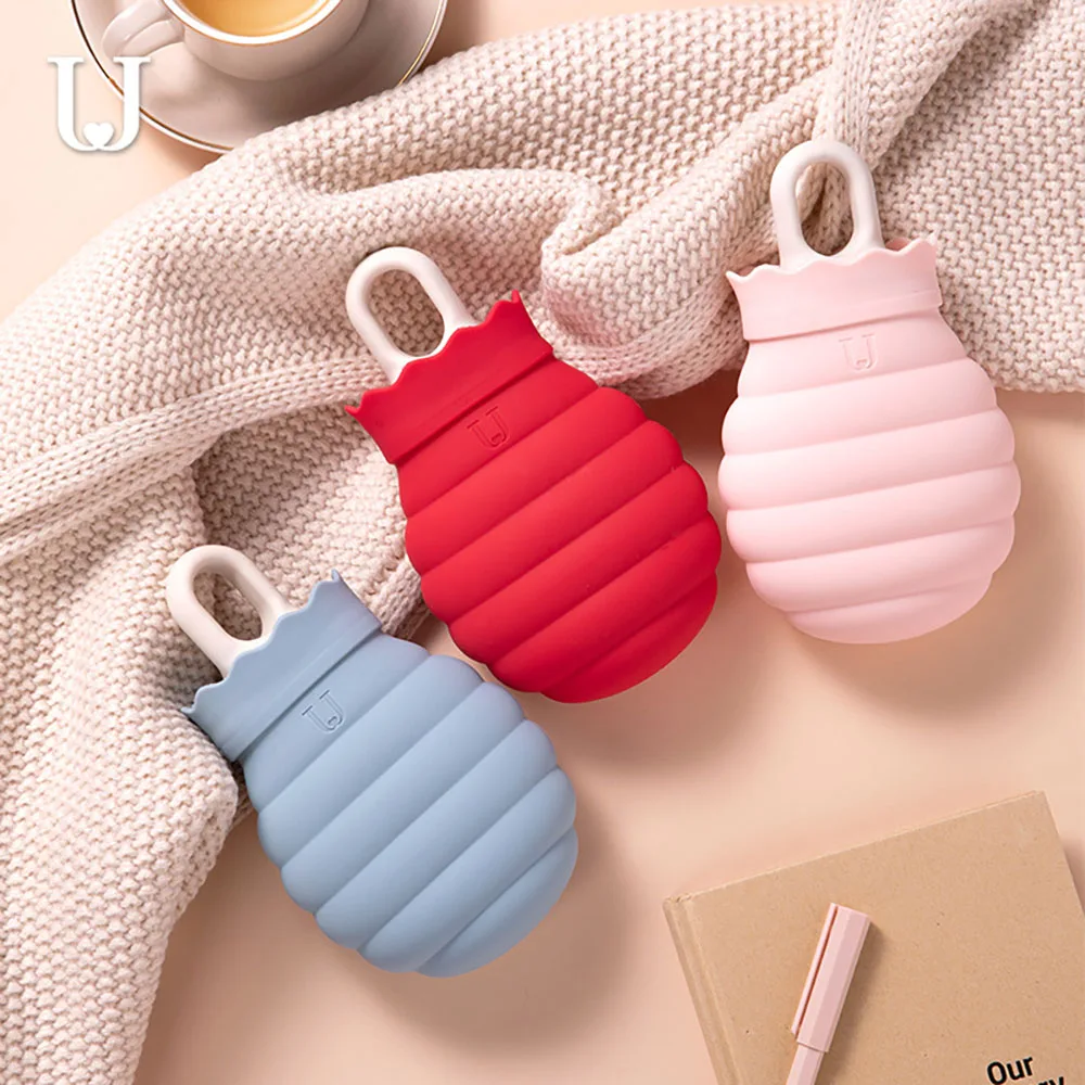 

Food Grade Silica Gel Belly Warmer Winter Office Home Microwave Hot Water Bottle Cute Portable Candy Color Winter Hand Warmer