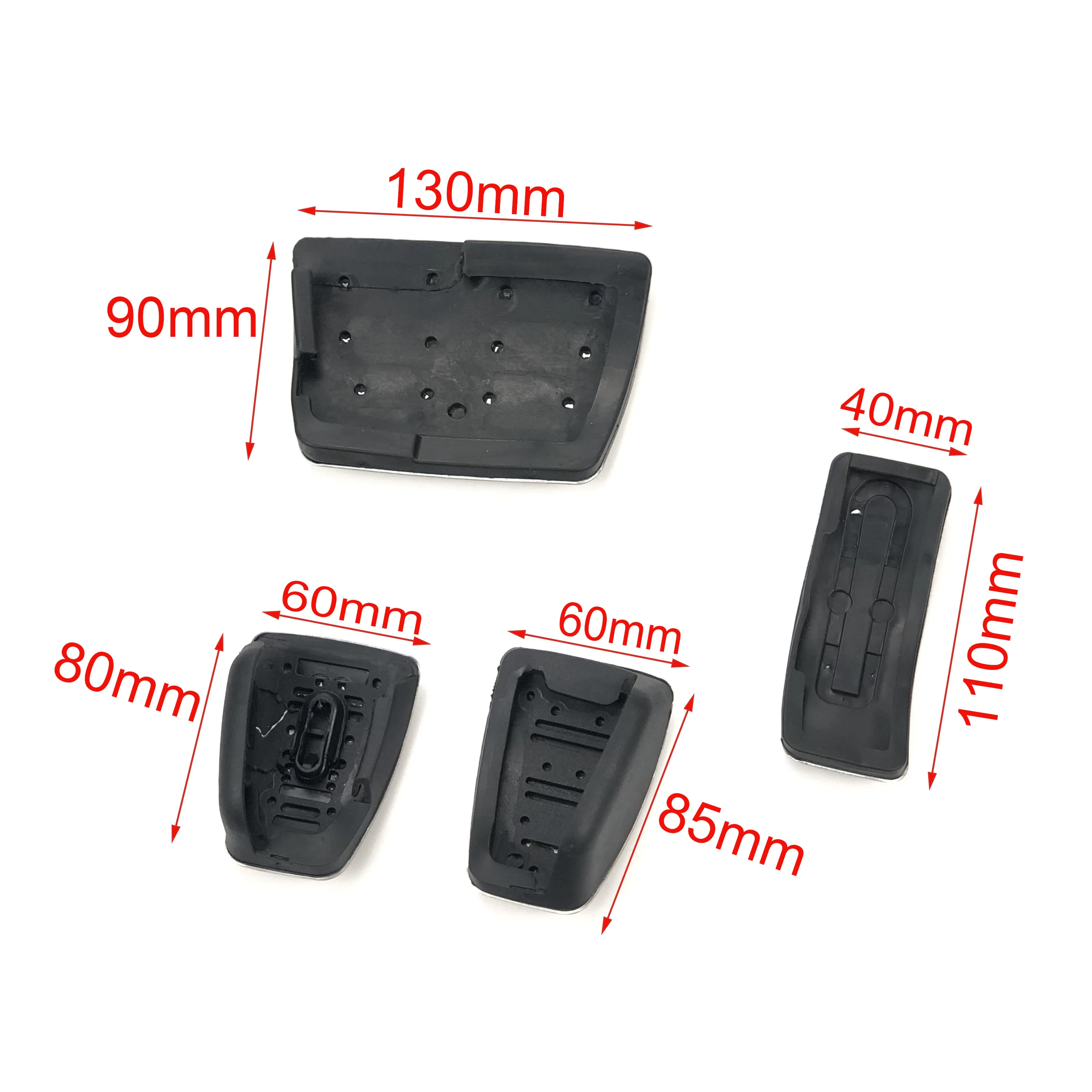 RHD AT\MT Stainless Steel Car Fuel Brake Footrest Pedals for Audi A4 S4 B8 8K / A5 S5 8T Q5 Suitable right side driving | Автомобили и