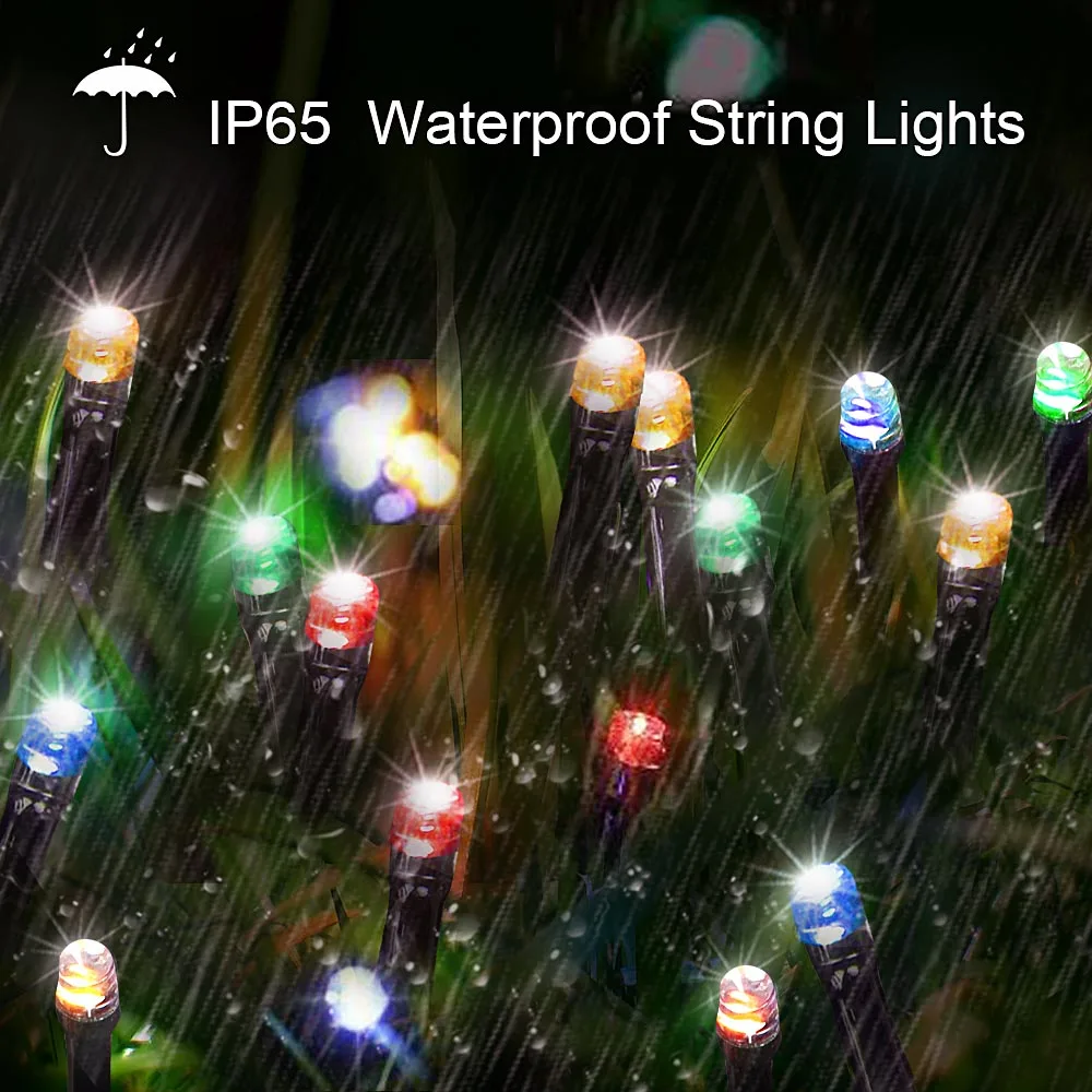 

Solar Led Light Outdoor Street Garland Fairy Lights Solar Powered Waterproof 22M Festoon Garden Lighting Xmas Wedding Decoration