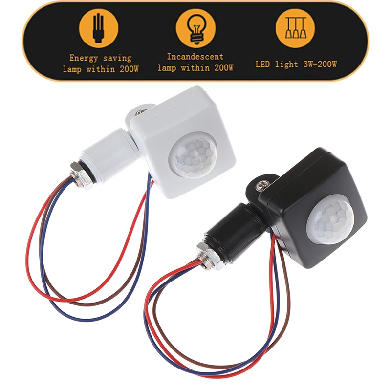

Мини-85-265V LED шкаф PIR Сенсор детектор умный переключатель Инфракрасный датчик движения из PIR Сенсор обнаружения Автоматическая Сенсор светил...