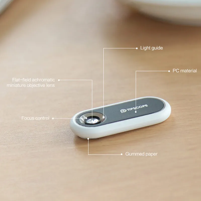 Xiaomi Youpin TIPSCOPE мобильный телефон микроскоп, объектив с высоким разрешением, легкий и удобный, войти в микроскопический мир