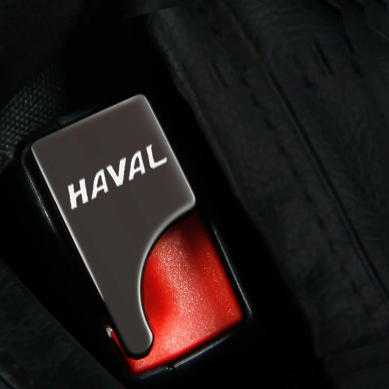 

Hidden Car Seat Belt Buckle Alloy Silencer Clip Custom Logo For Haval Jolion H1 H2 H6 H7 H4 H9 F5 F7 F9 H2S Car Accessories