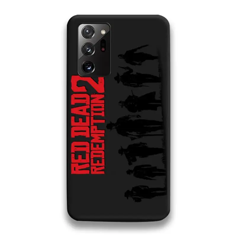 Red Dead Redemption 2 Phone Case For Samsung Galaxy Note20 ultra 7 8 9 10 Plus lite M51 M21 M31S J8 2018 Prime | Мобильные телефоны