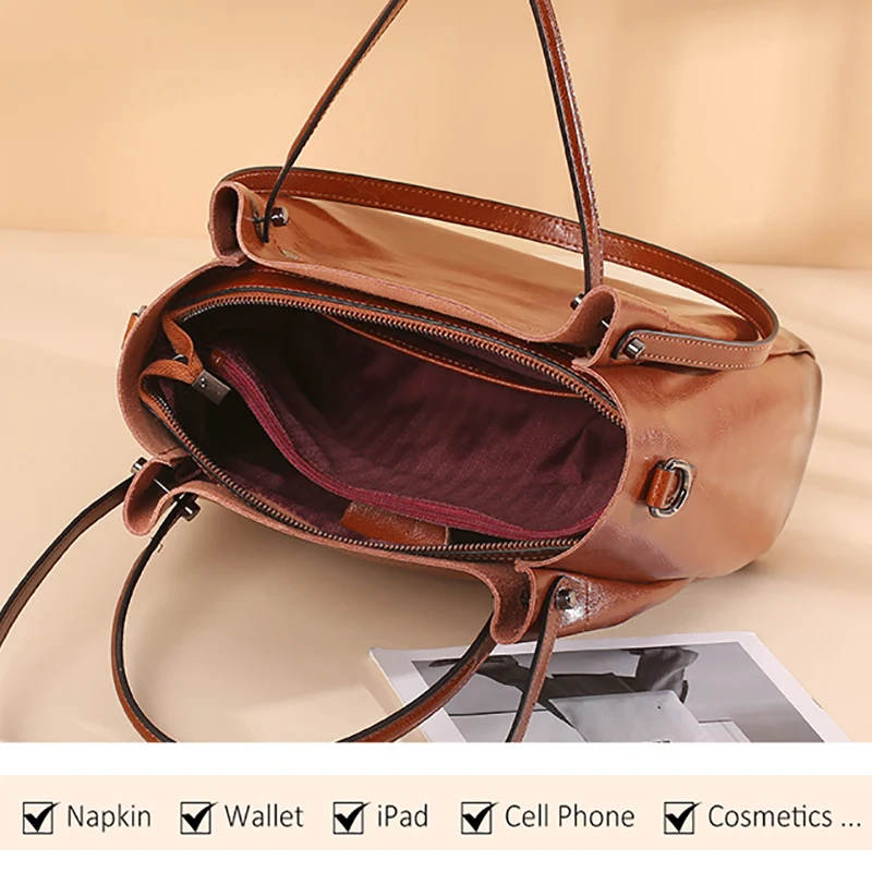 Роскошные дамские сумочки REALER из кожи качественная кожаная сумка через плечо