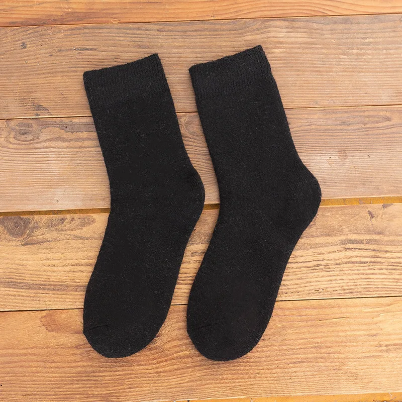 

Super Thicker Solid Socks Wool Socks Against Cold Snow Russia Winter Warm Funny Happy Male Men Socks