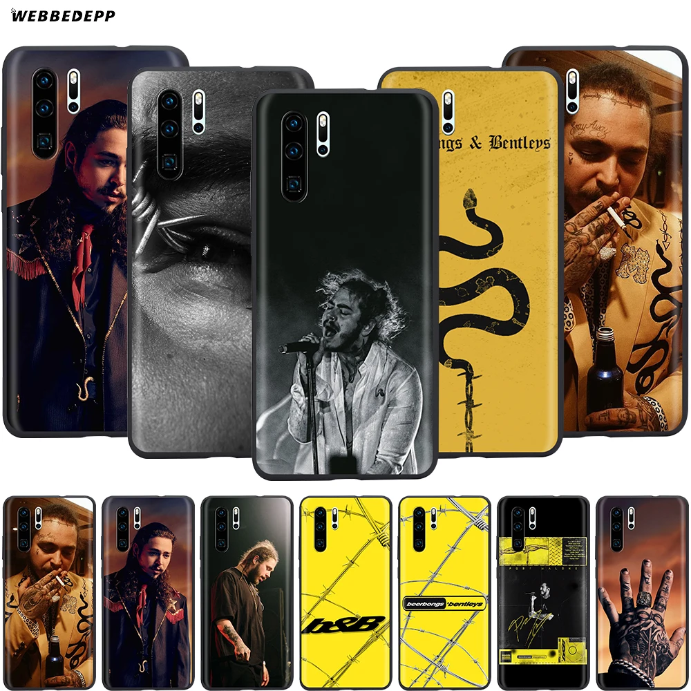 Webbedepp Post Malone Beerbongs чехол для Huawei P8 P9 P10 P20 P30 Lite Pro P Smart Z 2019 Mini|Бамперы| |