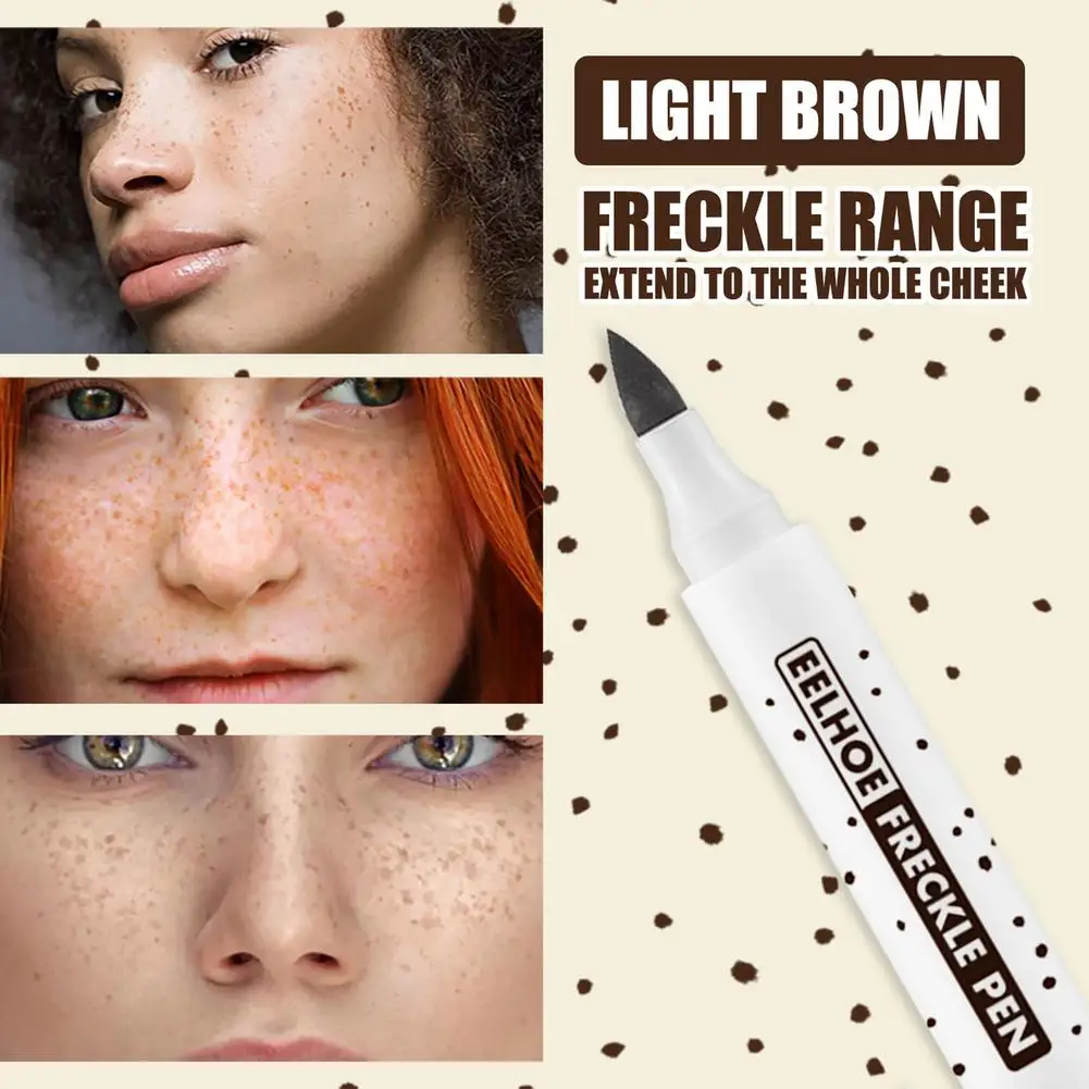 

1 Pcs Faux Freckles Makeup Pen Freckle Tint Lifelike Make up Kit for Sunkissed or cute elk makeup Long Lasting Sweat-proof