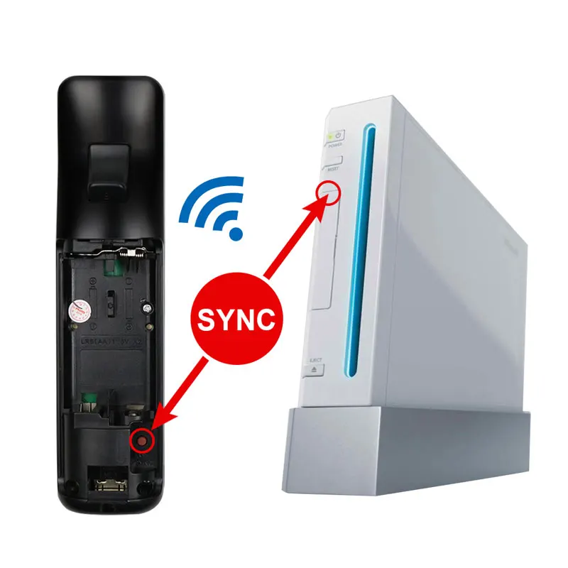 Беспроводной пульт дистанционного управления для Wii без движения плюс Nunchuck с