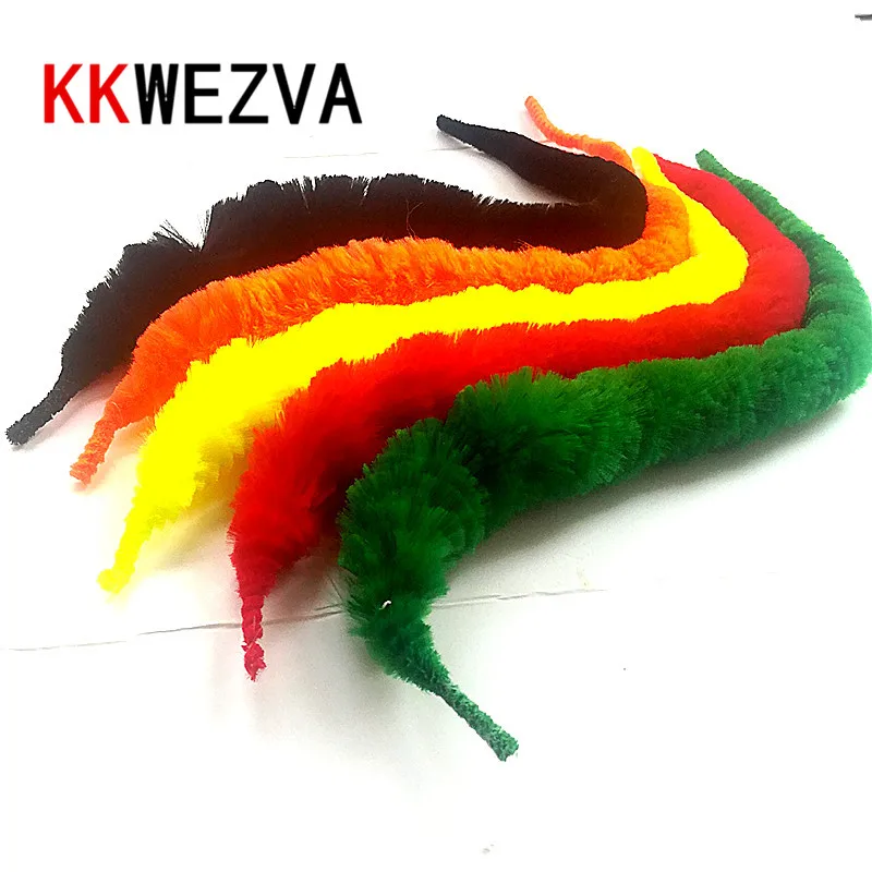 KKWEZVA 10 шт. большие завязывающие мушки хвосты дракона щука стальные головки для