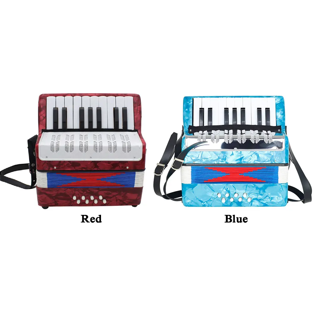 

17-Key 8 Bass Small Accordion Education Musical Instrument Rhythm Band Toy