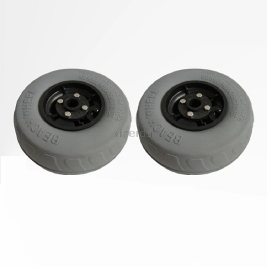 2 шт. 9 дюймов пневматические шины ПВХ баллон каяк тележка/пляжная тележка на