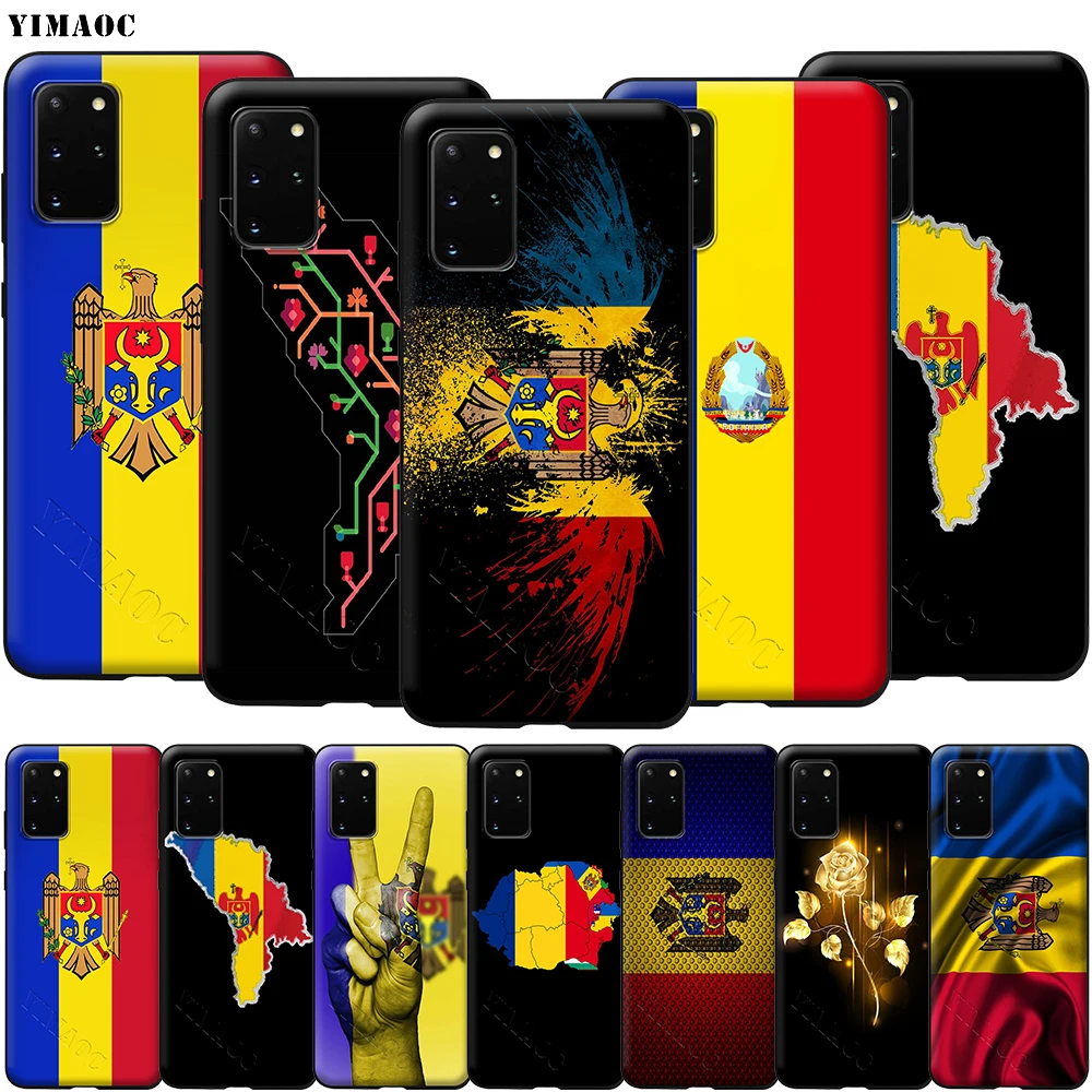 Чехол с флагом Молдовы для Samsung Galaxy A7 A8 A9 A10 A20 A30 A40 A50 A70 S10 Plus S20 Ultra Note 10 Lite A51 A71 A81