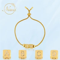 original new letter bracelet for women hot sale gold color pentancle eye boho bracelet gorgeous female accessories drop shipping