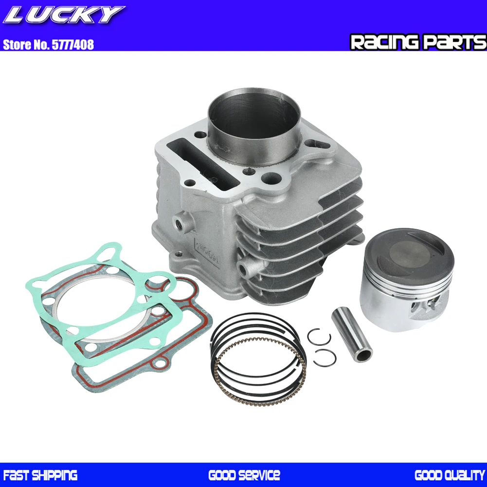 

Motorcycle Cylinder Piston Ring Gasket Kit For 56mm Bore YinXiang 140cc YX140 Horizontal Engine Dirt Pit Bike Atv Quad Parts