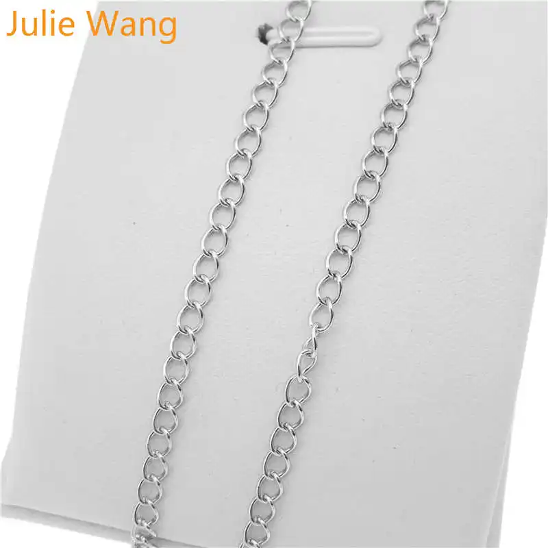 Цепочка на ногу Julie Wang из нержавеющей стали ювелирный аксессуар сделай сам 1 м