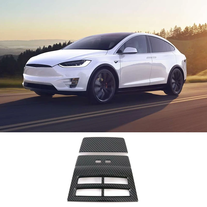 

Rear Air Vent Cover for Tesla Model X Model S 2016 2017 2018 2019 ABS Plastic Air Conditioner Vent Cover Car Accessories