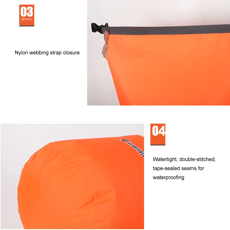 

10L 20L Waterproof Dry Bag Pack Sack Swimming Rafting Kayaking River Trekking Floating Sailing Canoing Boating Water Resistance