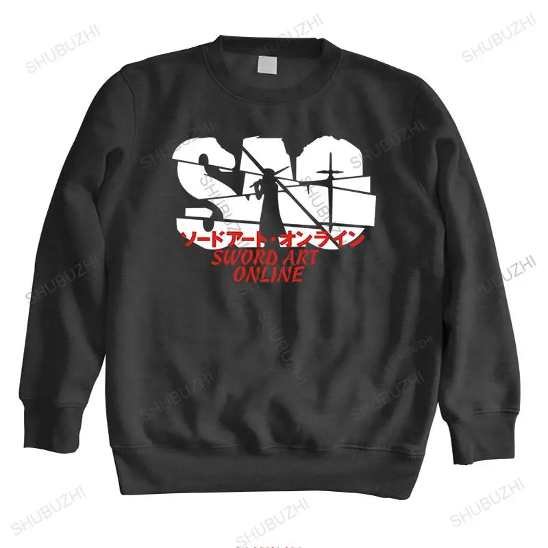 

Men o-neck sweatshirt brand fall winter hoodie Sword Art Online sweatshirts SAO autumn top gift Male long sleeve cotton hoody