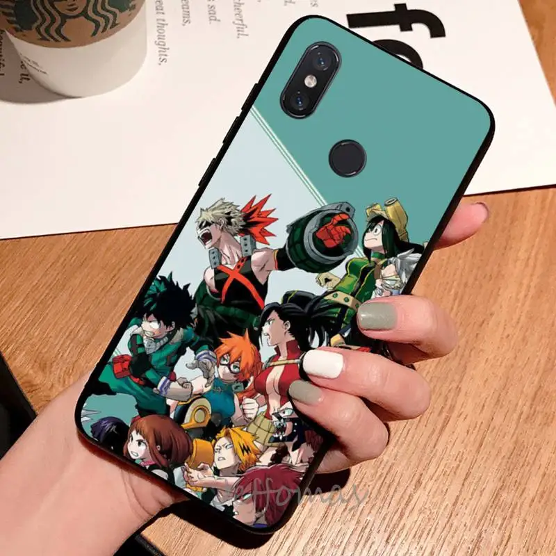 

Anime My hero academia Phone Case For Xiaomi Redmi note 7 8 9 t max3 s 10 pro lite coque shell cover funda