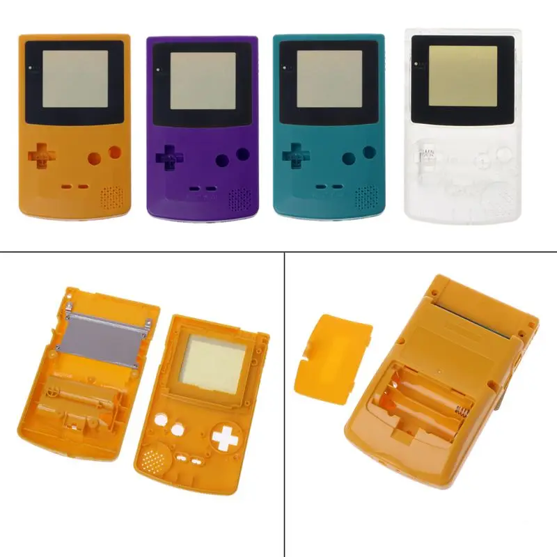 Новый чехол с полным корпусом для Nintendo Game boy Color GBC запасная часть корпуса|Запасные