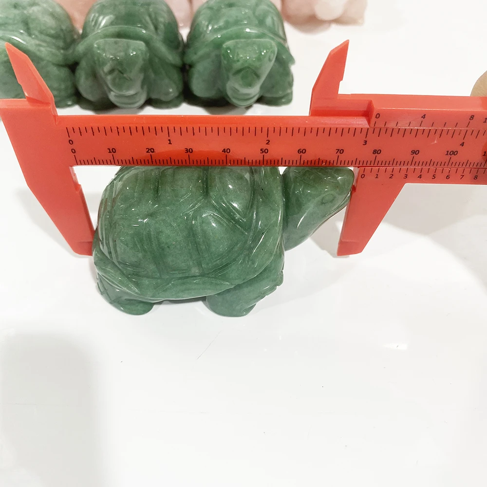 

Free Shipping Natural Quartz Crystal Hand-Carved Different Material 3 Inch Tortoise For Ornamental Or Gift MC