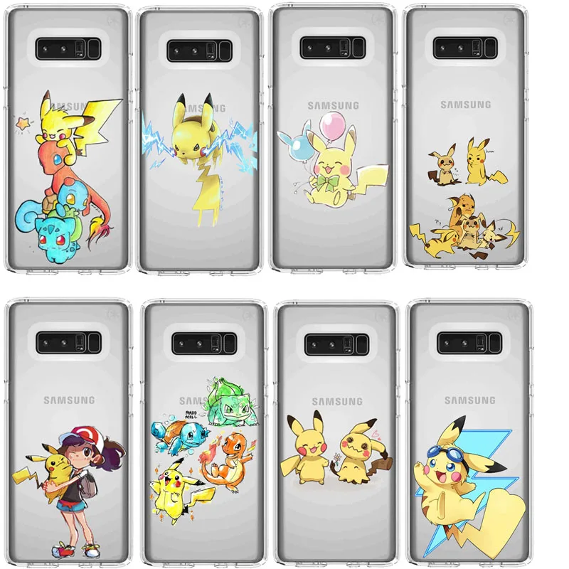 Stylish and cute pokemons Pikachus funny naruto Soft SiliconeTPU Phone Case For Samsung 2018A6 S10 S10LITE S8 S9 S9PIUS S7EDGE | Мобильные